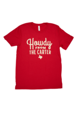 Pan Ector Industries SALE Red Carter Howdy Shirt MEDIUM