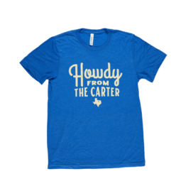 Pan Ector Industries Blue Carter Howdy Shirt LARGE