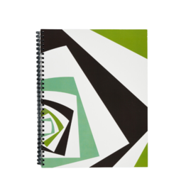 Personalized Paper SALE Green Carter Spiral Sketchbook