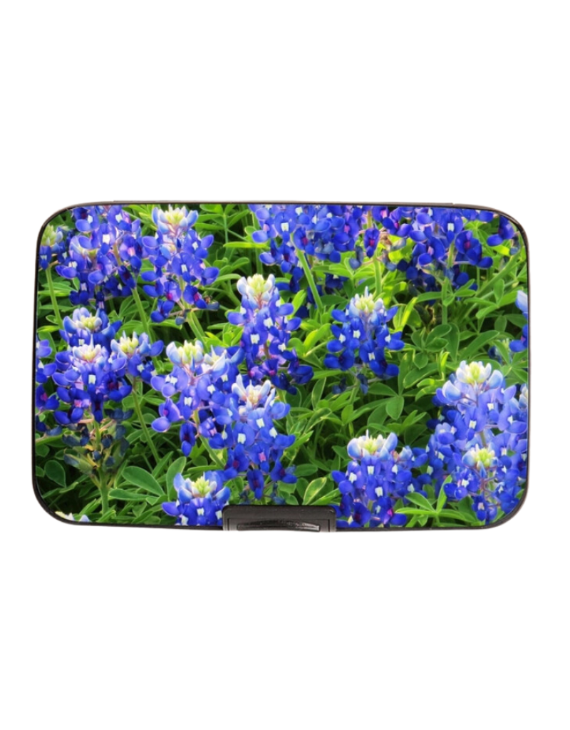 Faire Texas Blue Bonnet Armored Wallet