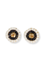 Ink + Alloy SALE Rowan Circles Black Earrings