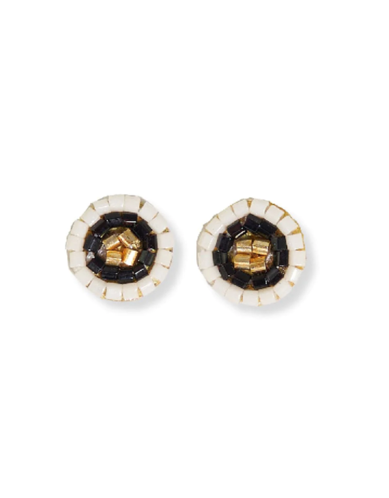 Ink + Alloy SALE Rowan Circles Black Earrings