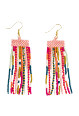 Ink + Alloy Adaline Rainbow Fringe Earrings