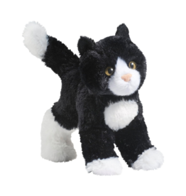 Douglas Toys Snippy Black and White Cat