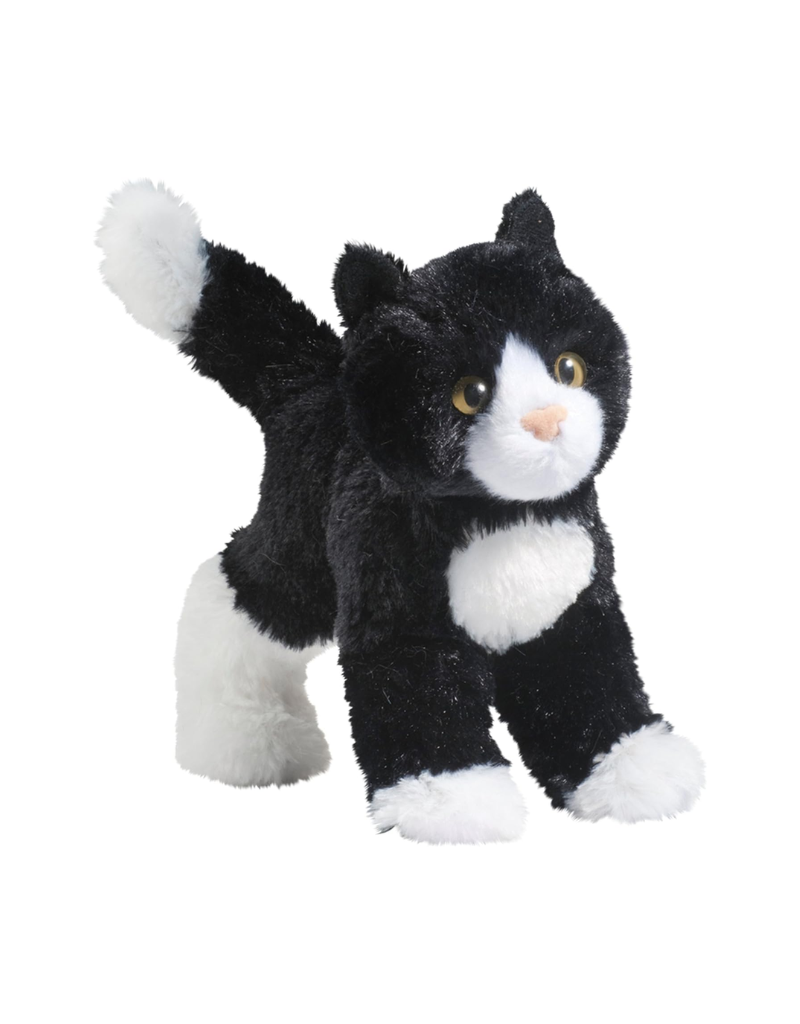 Douglas Toys Snippy Black and White Cat