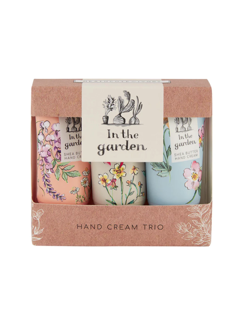 Heathcote & Ivory In The Garden Hand Cream Trio