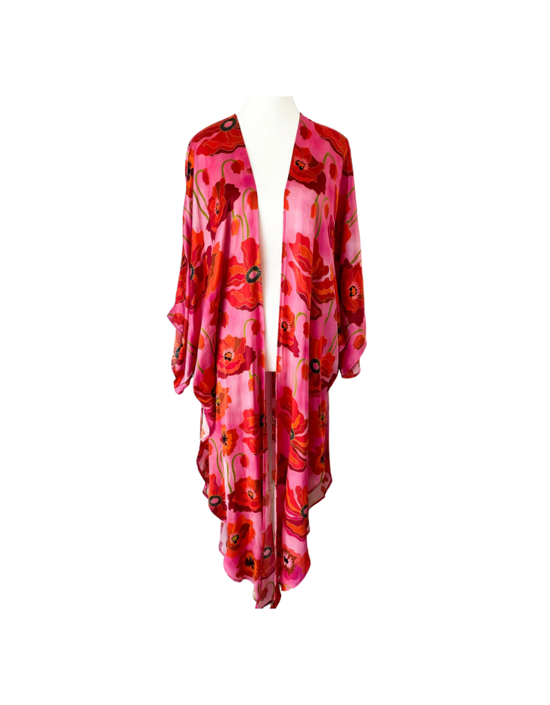 Winton and Waits Poppy Kimono