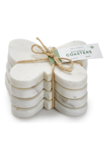 Two's Company Butterfly Marble Coasters