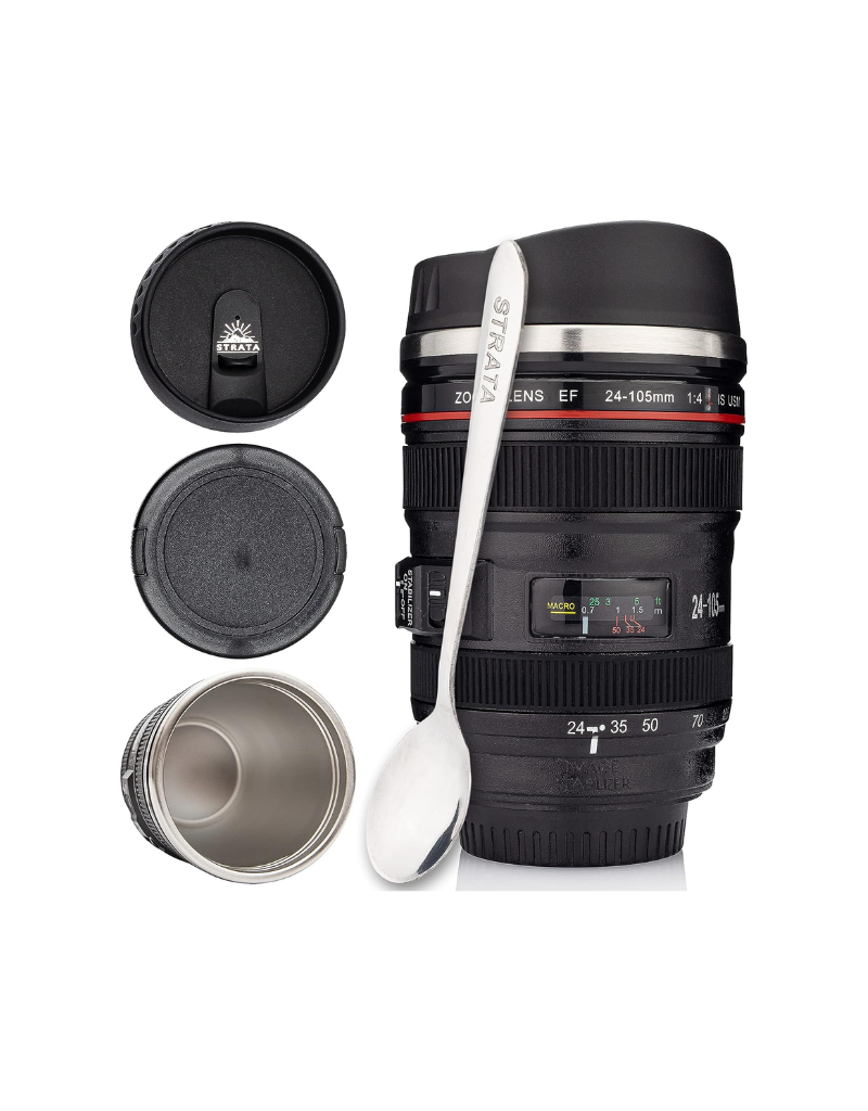 Strata Camera Lens Coffee Mug