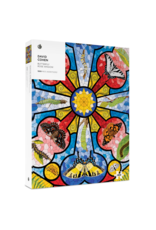 David Cohen: Butterfly Rose Window 1000-Piece Puzzle