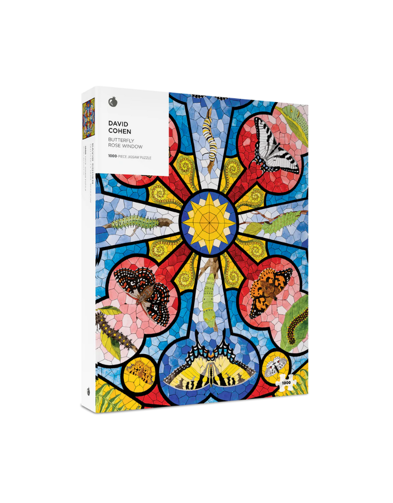 David Cohen: Butterfly Rose Window 1000-Piece Puzzle