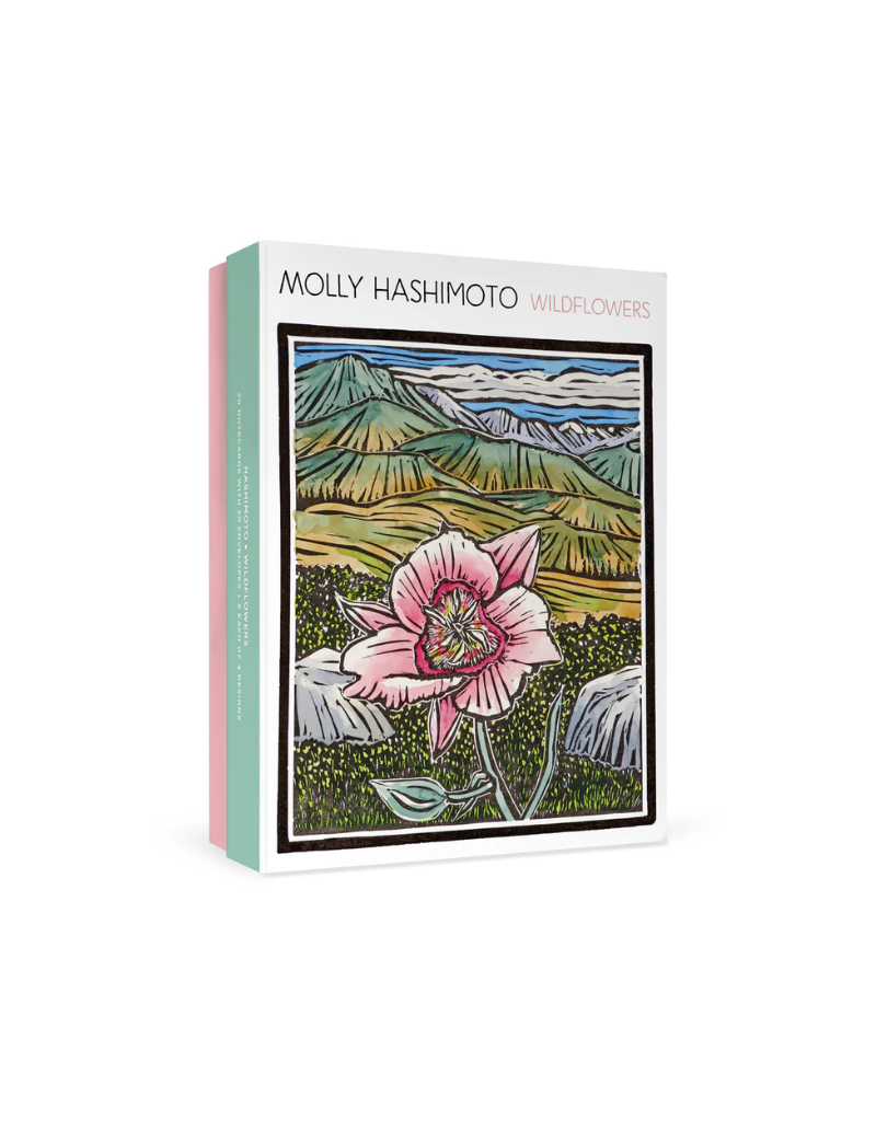 Molly Hashimoto: Wildflowers Boxed NotecardsWander amid western mountains, and breathe in the scent of wildflowers and peace. Artist Molly Hashimoto is on a mission to connect people to nature through her art. With infinite wonder and care, she records th