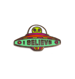 These Are Things I Believe Alien Enamel Pin