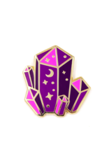 These Are Things Pink Crystals Enamel Pin