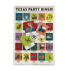 Rah Rah Time Texas Party Bingo