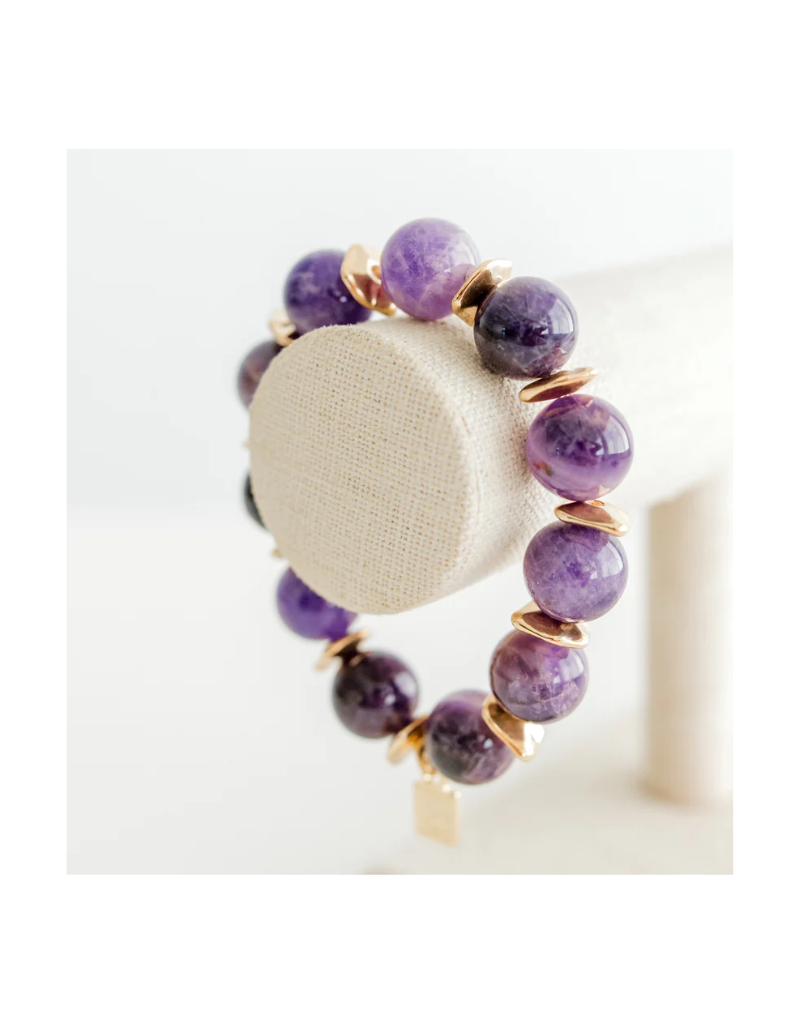 Kori Green SALE 1x1 Amethyst Bracelet