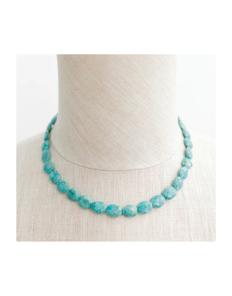 Kori Green Facets Turquoise Necklace