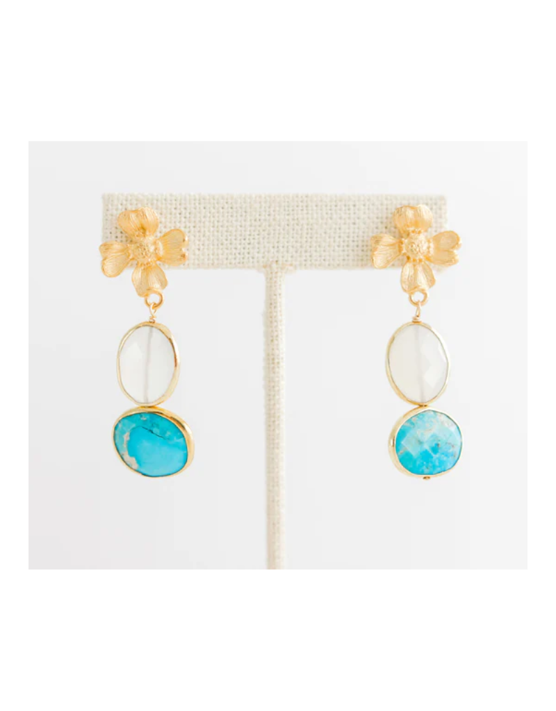 Kori Green Duo Turquoise Earring