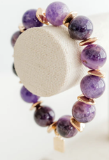 Kori Green 1x1 Amethyst Bracelet