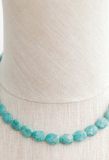 Kori Green Facets Turquoise Necklace