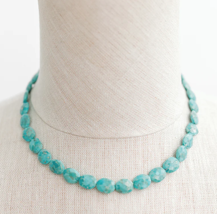 Kori Green Facets Turquoise Necklace