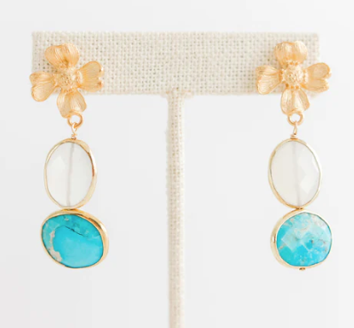 Kori Green Duo Turquoise Earring