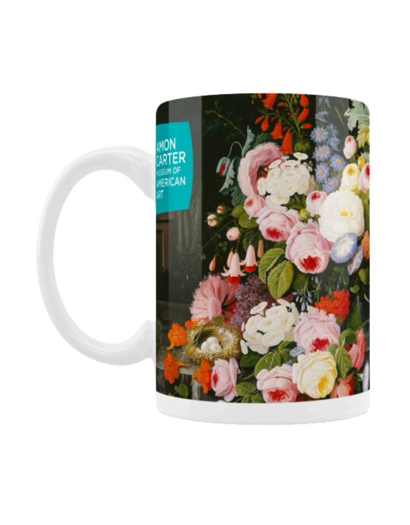 Still Life of Flowers and Fruit Mug