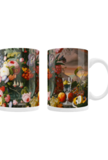 Still Life of Flowers and Fruit Mug