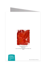 Red Cannas Notecard