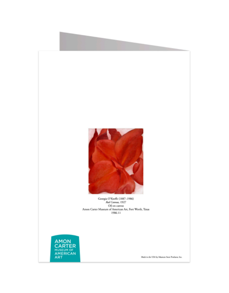 Red Cannas Notecard