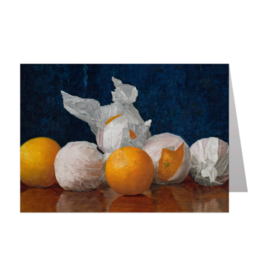 Wrapped Oranges Notecard