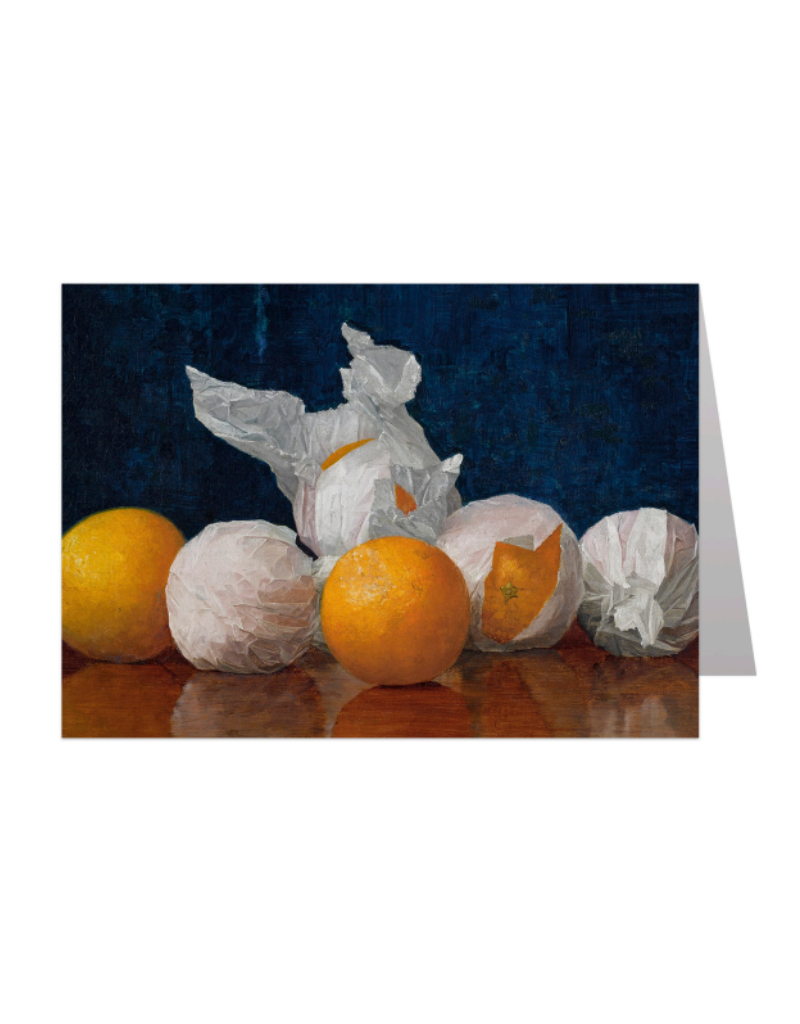 Wrapped Oranges Notecard