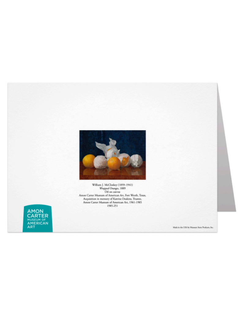 Wrapped Oranges Notecard