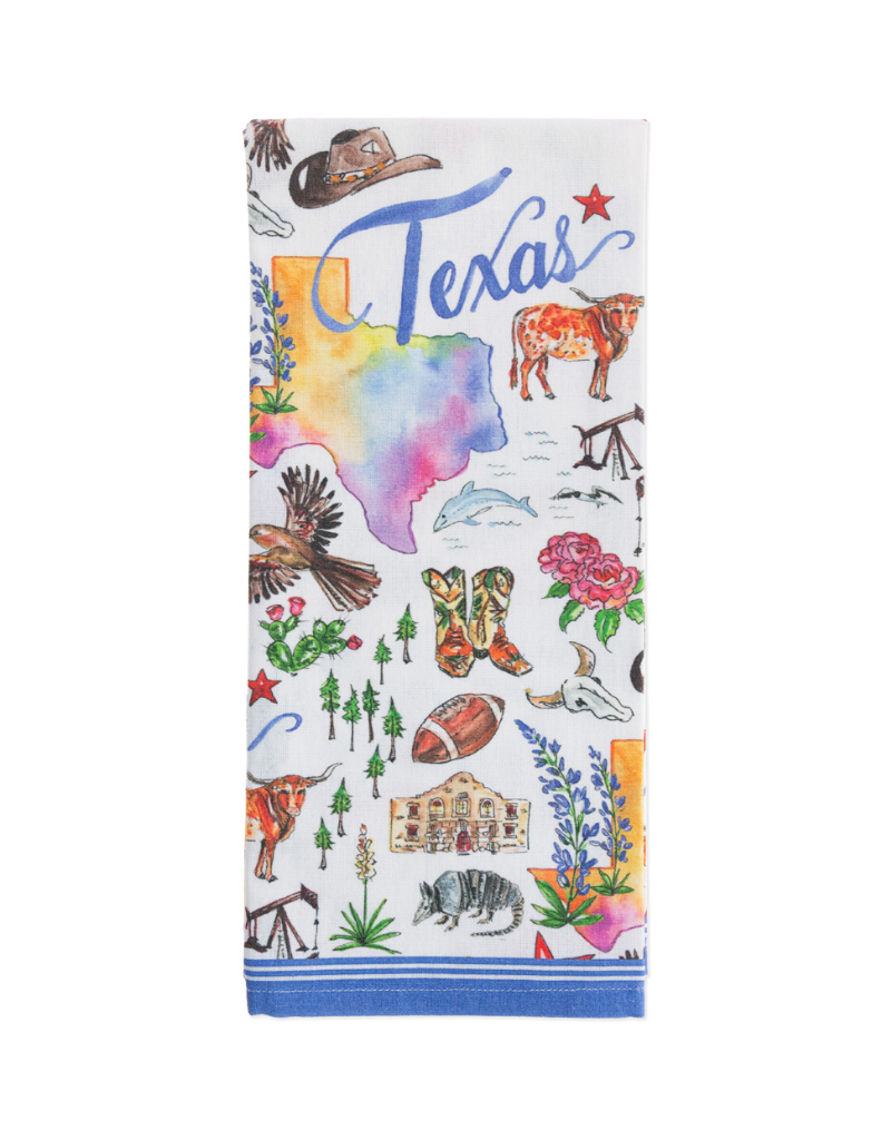 Boston International Texas Tea Towels Set of 2