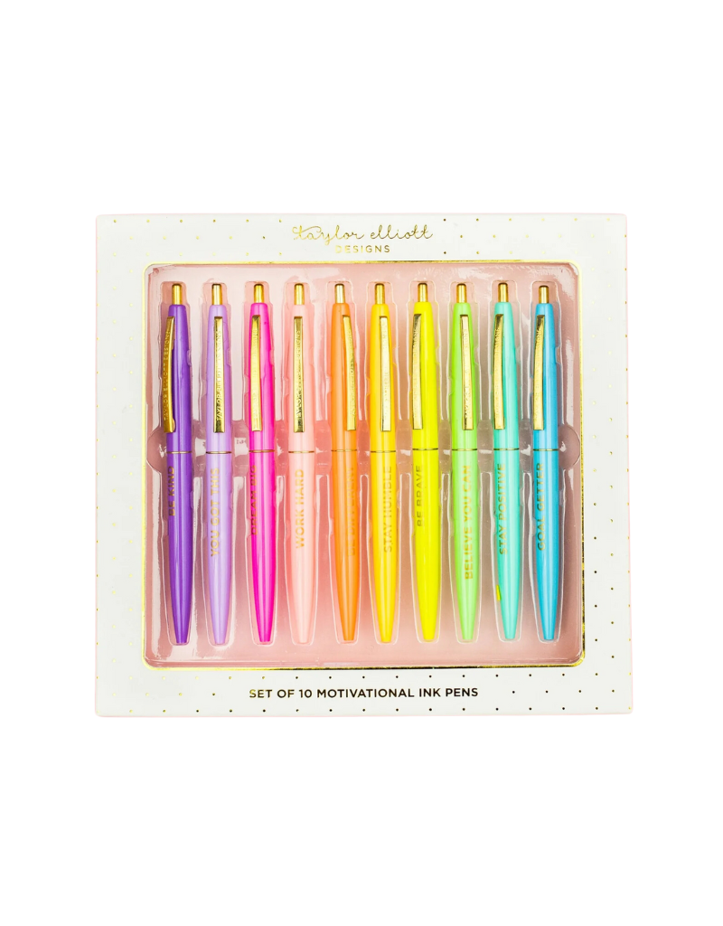 Taylor Elliot Designs Pen Set Motivational