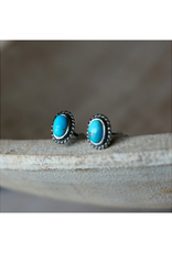 Sowell Jewelry Fala Turquoise Stud Earrings