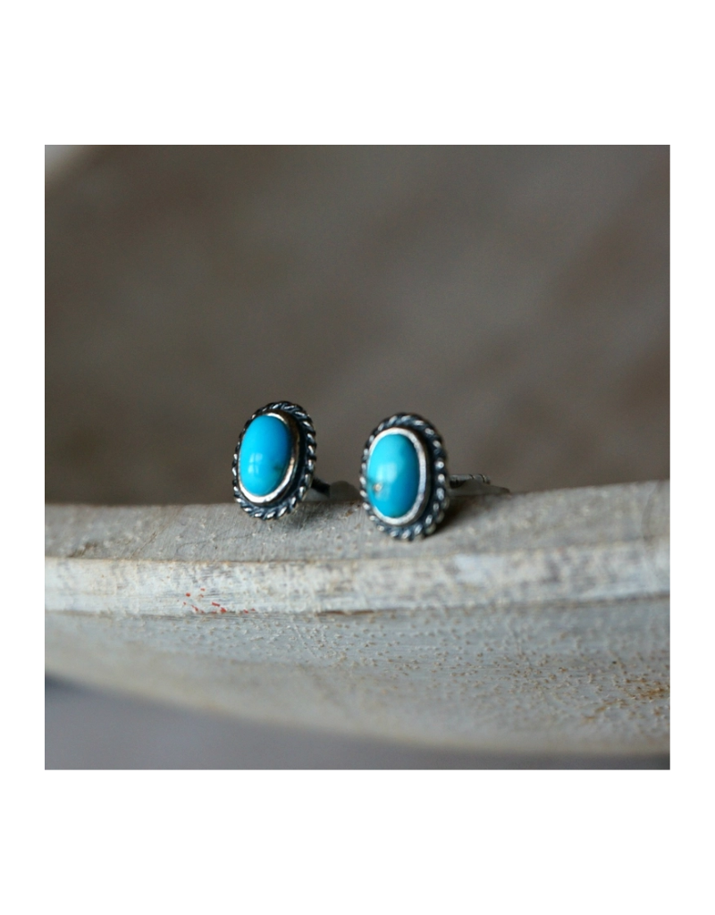 Sowell Jewelry Fala Turquoise Stud Earrings