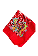 The Funky Soul Texas Floral Embroidered Bandana