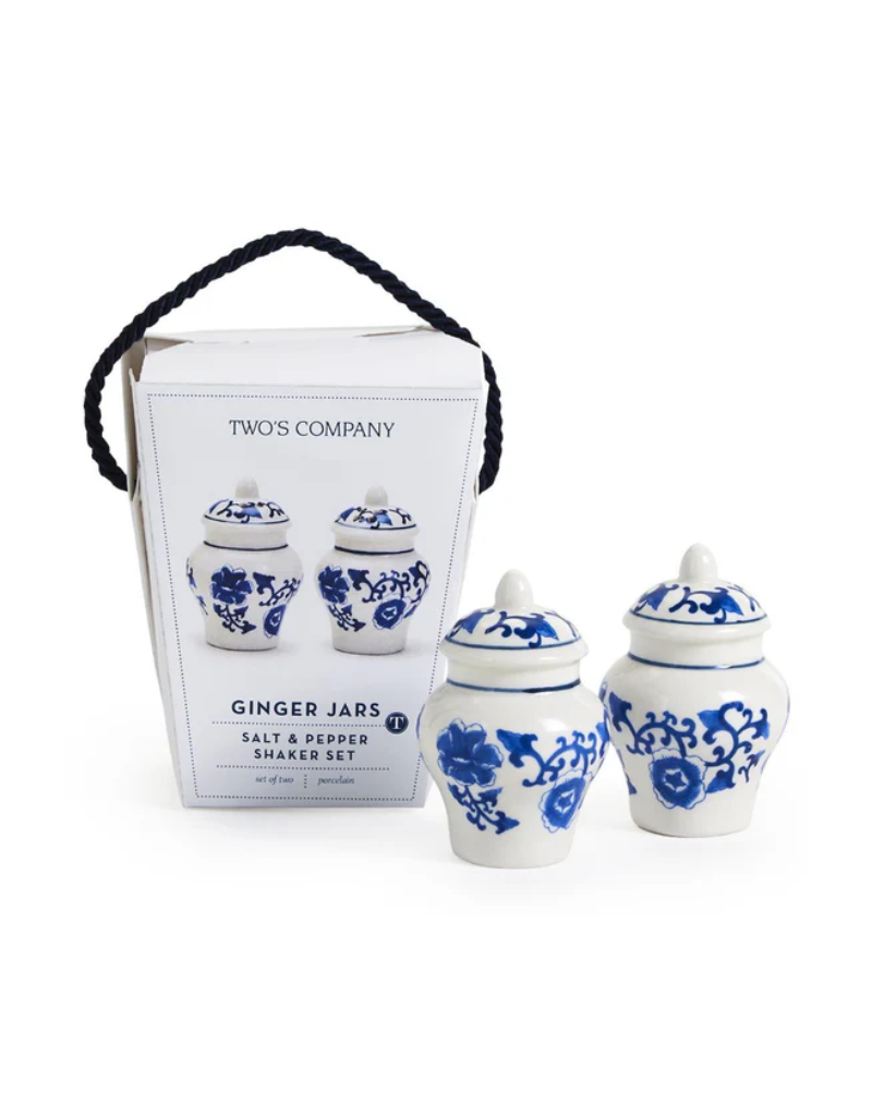 Two's Company Ginger Jar Salt and Pepper