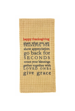 Mudpie Happy Thanksgiving Towel