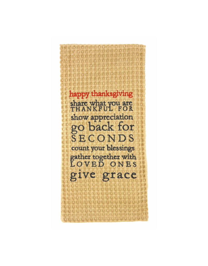 Mudpie Happy Thanksgiving Towel