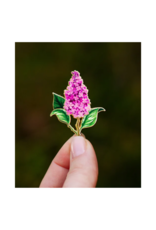 The Gray Muse Lilac Enamel Pin