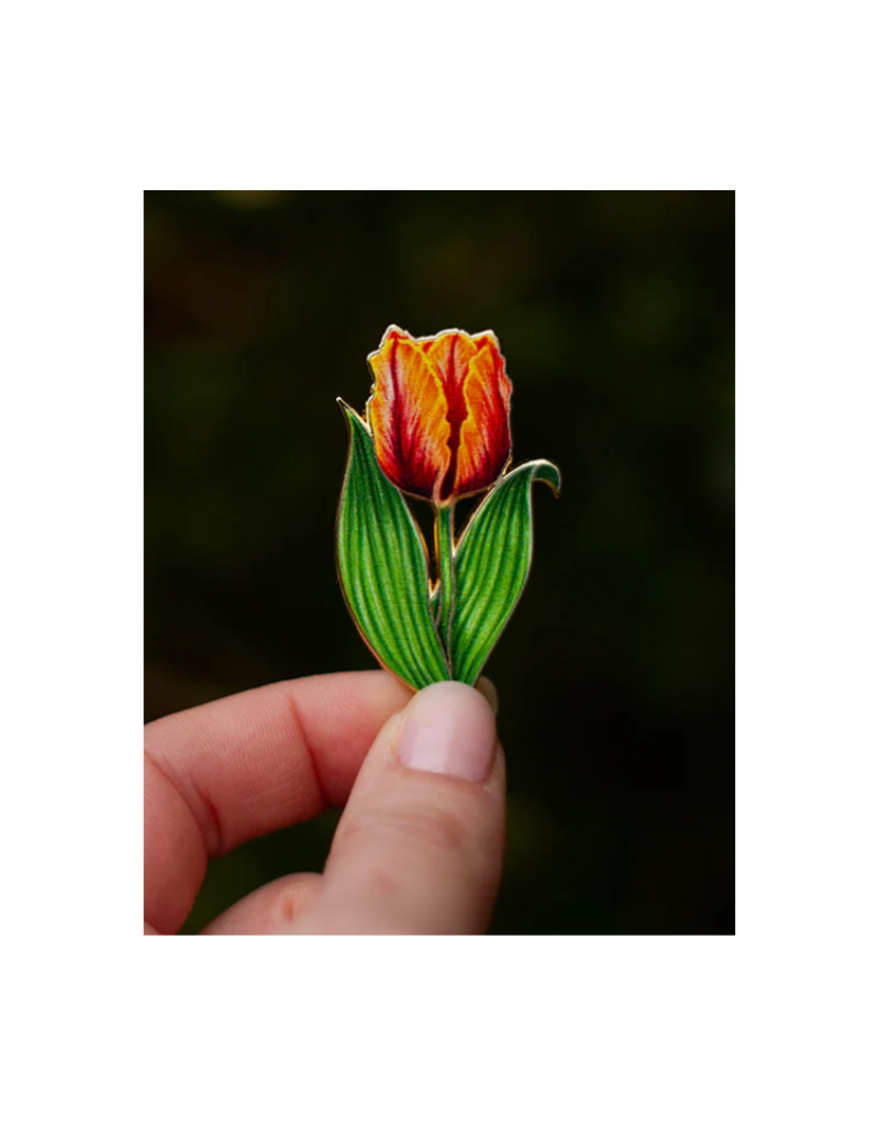 The Gray Muse Tulip Enamel Pin