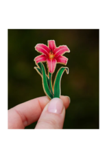 The Gray Muse Daylily Enamel Pin