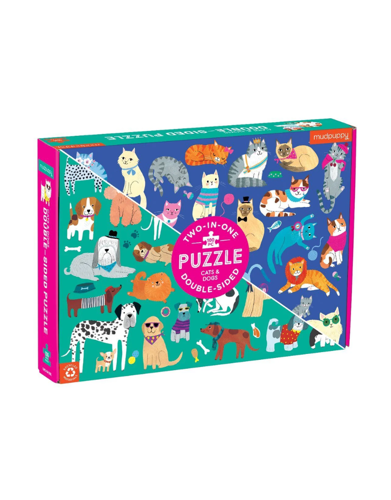 Cats & Dogs Double Sided Puzzle