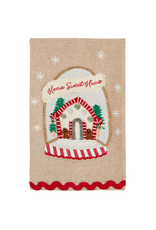 Mudpie SALE Gingerbread Home Towel