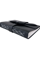 Absolutely EVO SALE Large Black Leather Journal - Lined