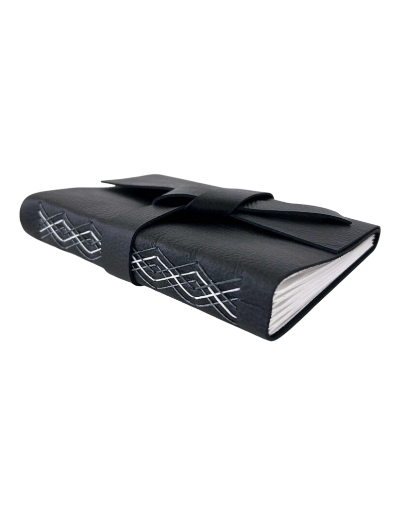 Absolutely EVO SALE Large Black Leather Journal - Lined