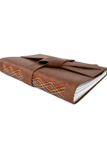 Absolutely EVO Large Brown Leather Journal - Lined