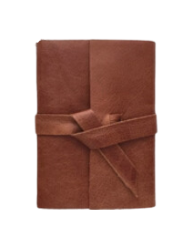 Absolutely EVO SALE Mini Leather Notebook - Golden Brown